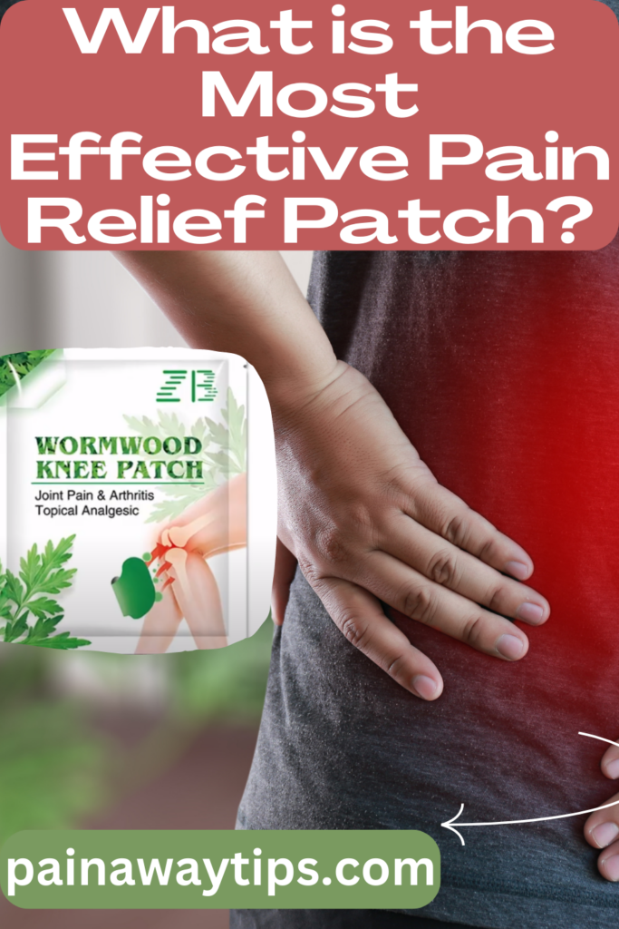 what is the most effective pain relief patch