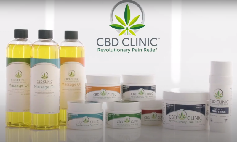 cbd clinic pain relief ointment